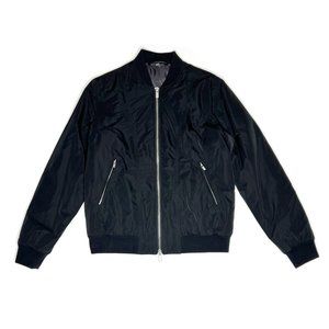BLK DNM Men's Black Bomber Jacket - Size: Medium